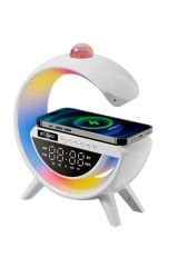 BT 3402 LED WIRELESS CHARGING SPEAKER KABLOSUZ ŞARJ CİHAZI