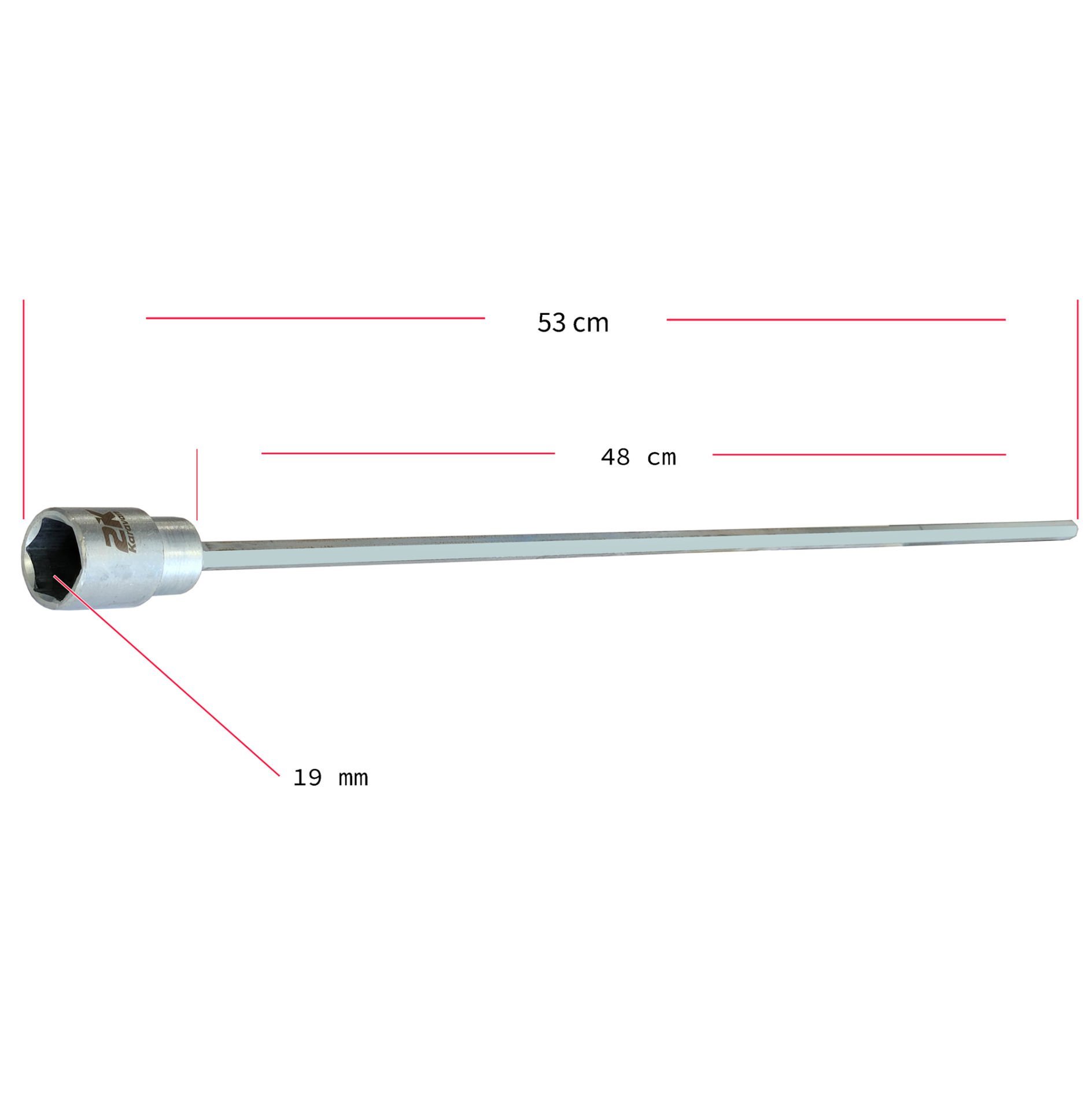 Tekno Karavan 19mm 53cm Karavan Destek Ayağı Matkap Ucu